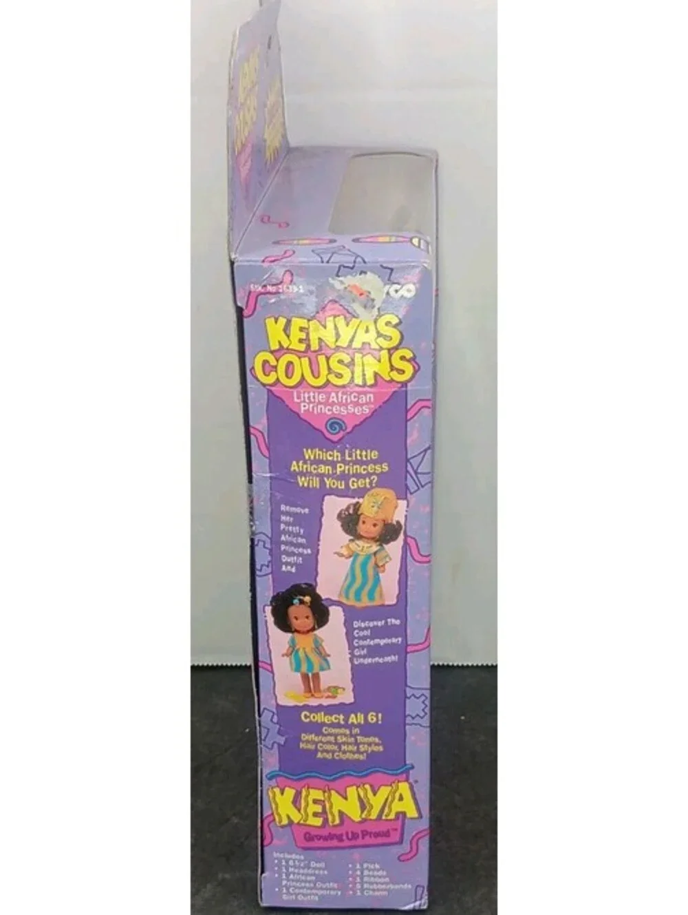 Vtg Tyco Kenya's Cousins Little Princess Baby Doll Sealed 1639-1